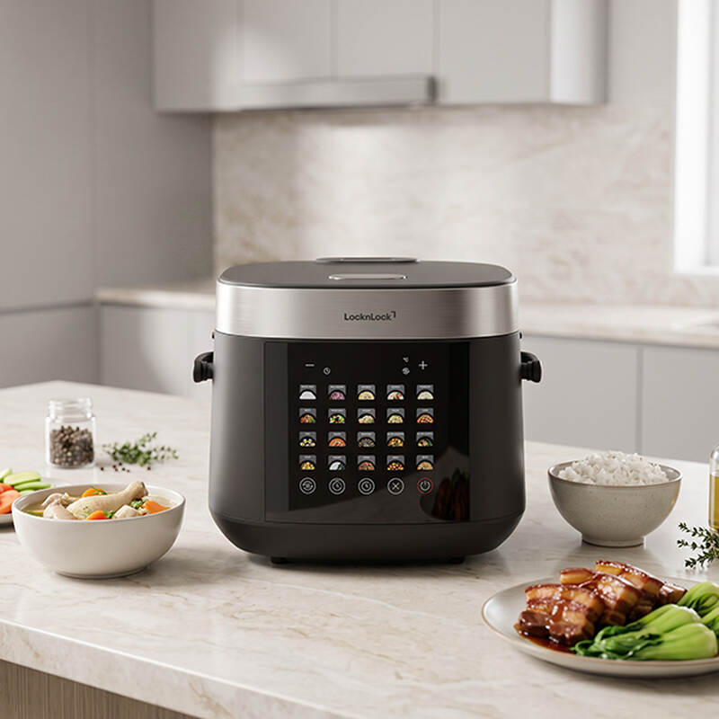 EJR348BLK- Nồi cơm điện tử Locknlock Digital rice cooker 220V, 50Hz, 860W, 1.8L- M&agrave;u đen, , large image number null